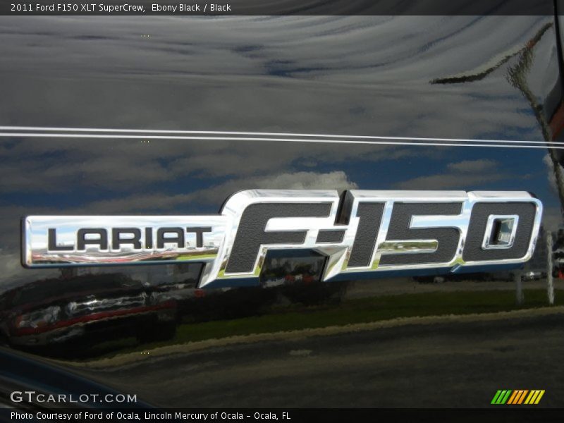 Ebony Black / Black 2011 Ford F150 XLT SuperCrew