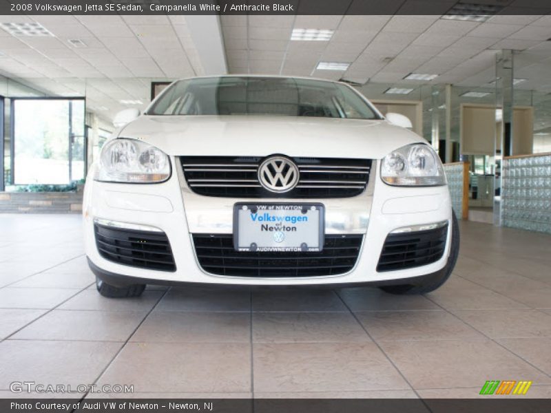 Campanella White / Anthracite Black 2008 Volkswagen Jetta SE Sedan