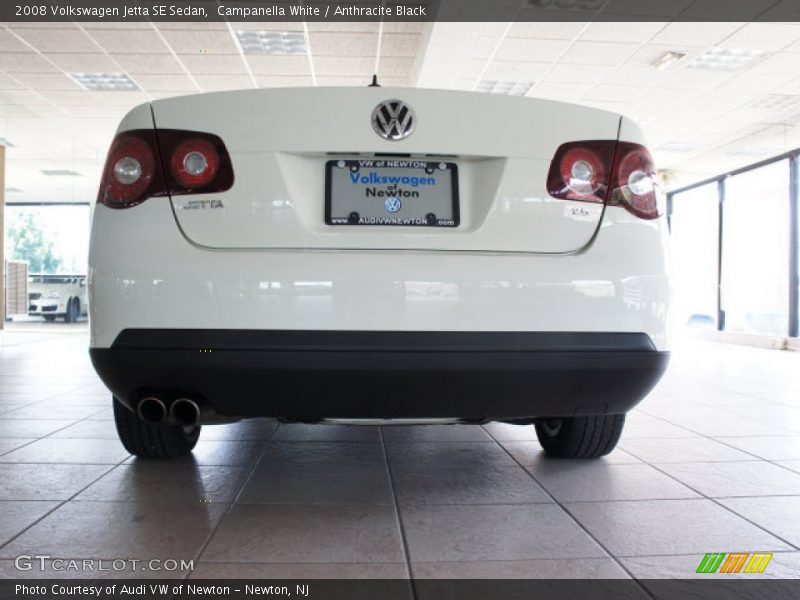 Campanella White / Anthracite Black 2008 Volkswagen Jetta SE Sedan