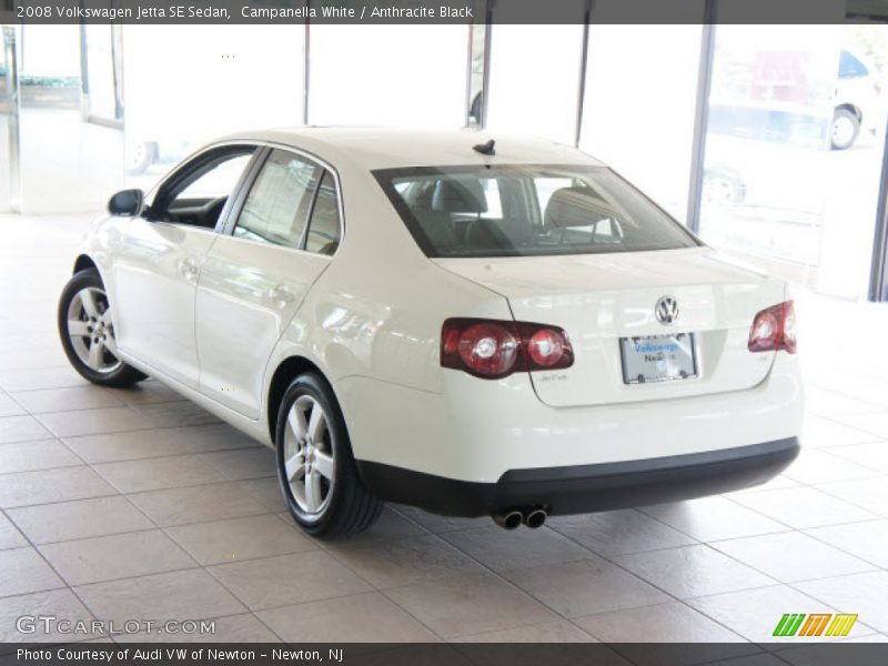 Campanella White / Anthracite Black 2008 Volkswagen Jetta SE Sedan