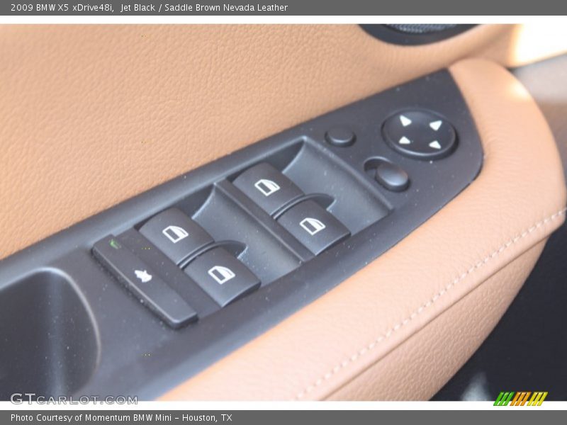 Jet Black / Saddle Brown Nevada Leather 2009 BMW X5 xDrive48i
