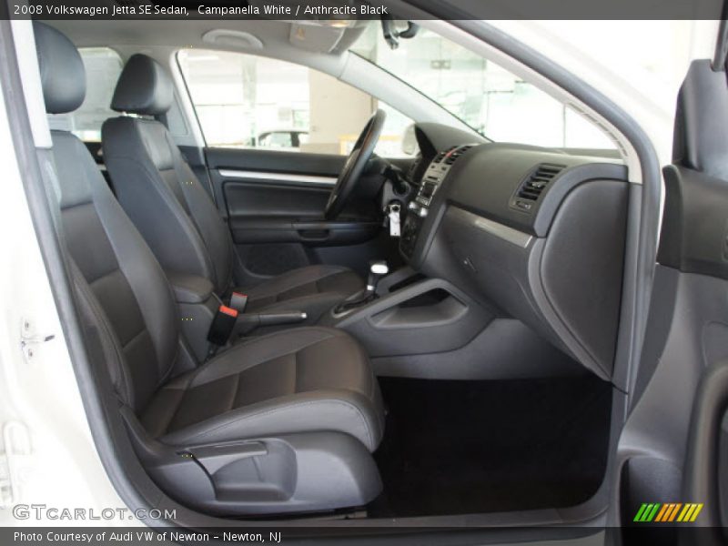 Campanella White / Anthracite Black 2008 Volkswagen Jetta SE Sedan