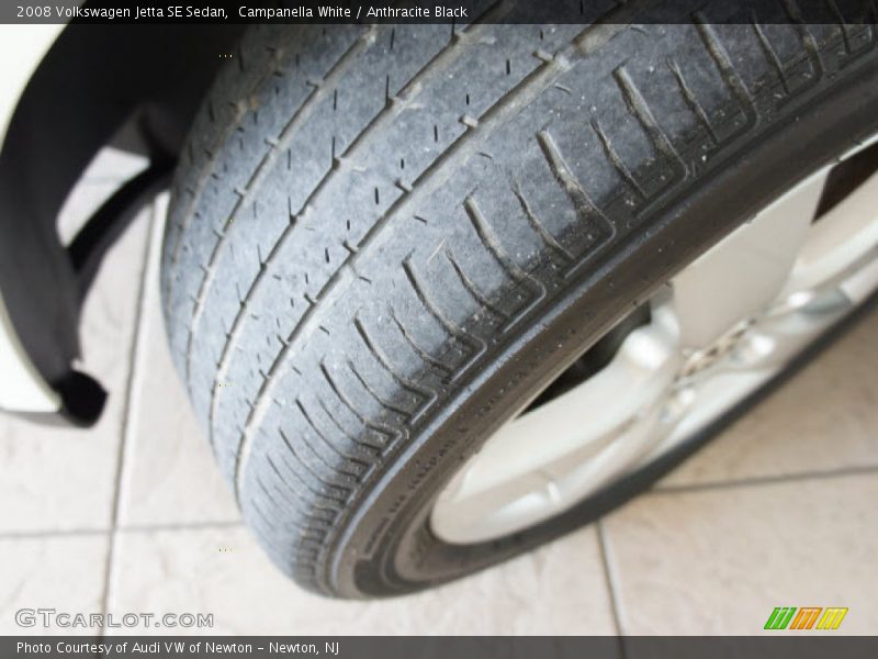 Campanella White / Anthracite Black 2008 Volkswagen Jetta SE Sedan