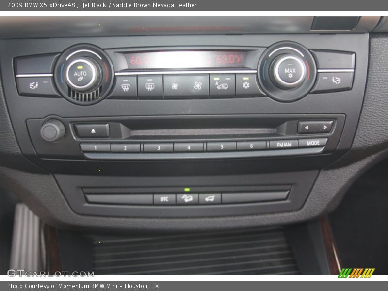 Jet Black / Saddle Brown Nevada Leather 2009 BMW X5 xDrive48i