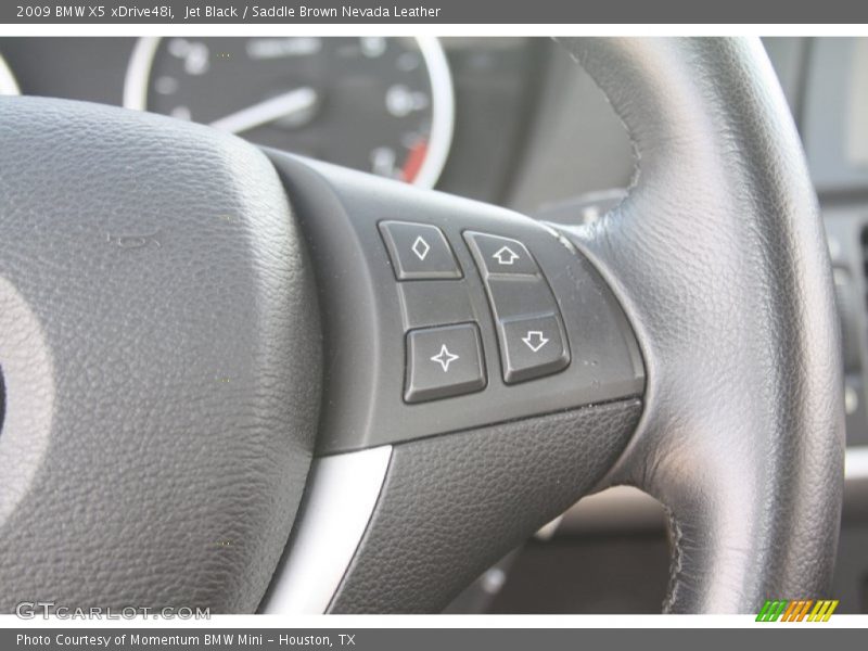 Jet Black / Saddle Brown Nevada Leather 2009 BMW X5 xDrive48i