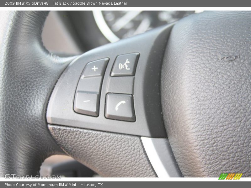 Jet Black / Saddle Brown Nevada Leather 2009 BMW X5 xDrive48i