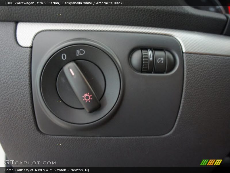 Campanella White / Anthracite Black 2008 Volkswagen Jetta SE Sedan