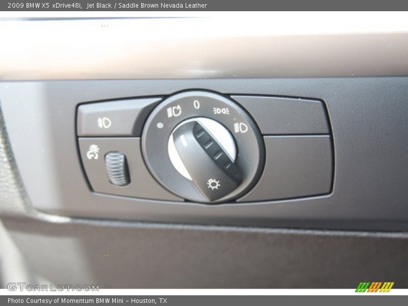 Jet Black / Saddle Brown Nevada Leather 2009 BMW X5 xDrive48i