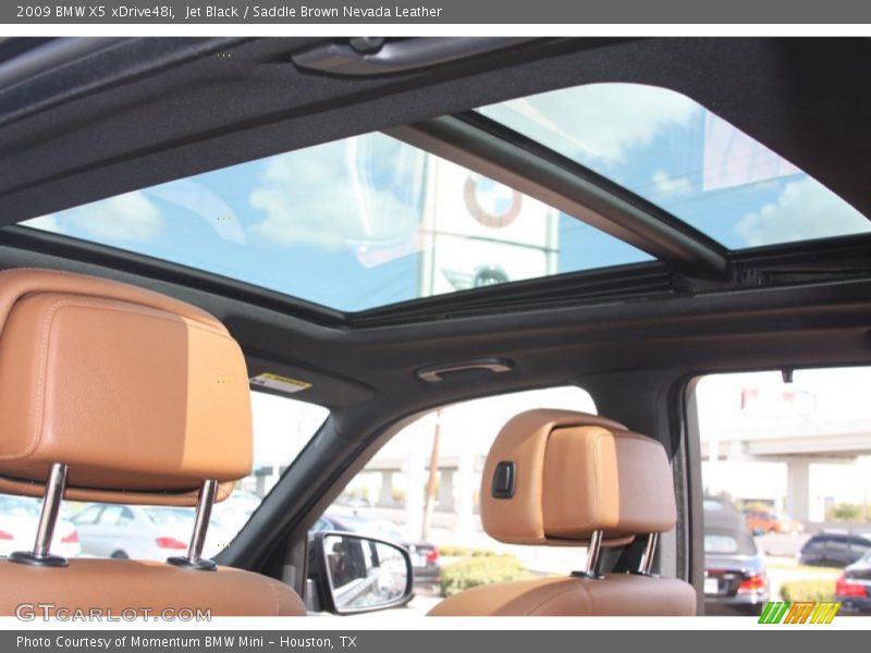 Jet Black / Saddle Brown Nevada Leather 2009 BMW X5 xDrive48i
