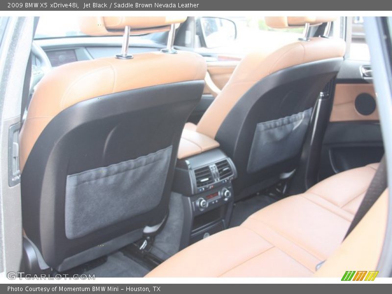 Jet Black / Saddle Brown Nevada Leather 2009 BMW X5 xDrive48i