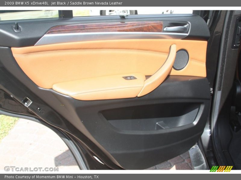Jet Black / Saddle Brown Nevada Leather 2009 BMW X5 xDrive48i