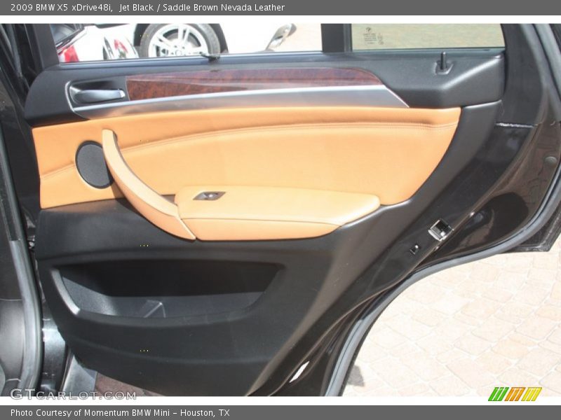 Jet Black / Saddle Brown Nevada Leather 2009 BMW X5 xDrive48i