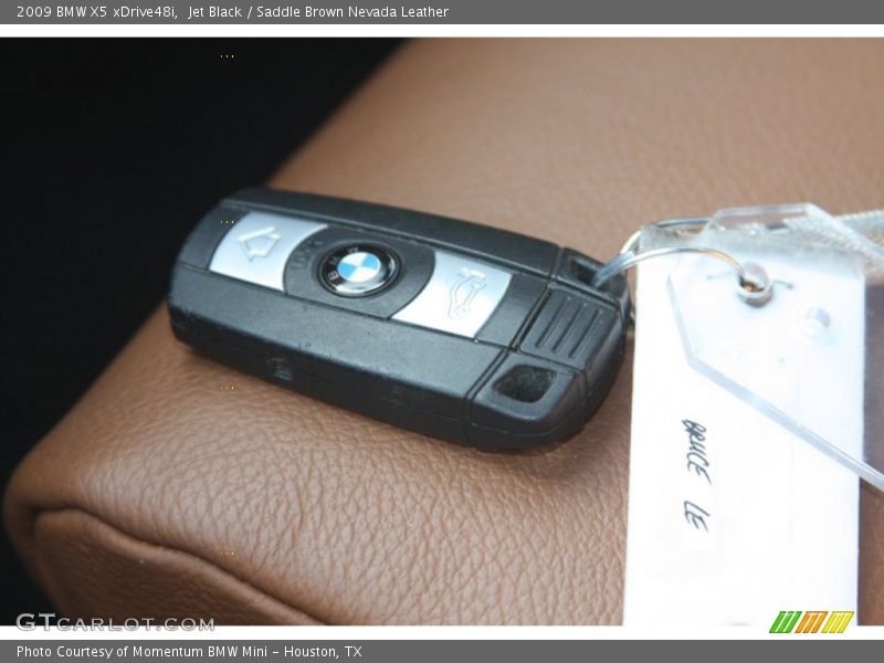 Jet Black / Saddle Brown Nevada Leather 2009 BMW X5 xDrive48i