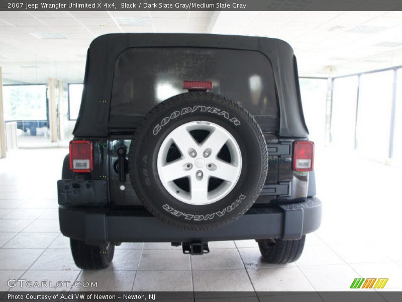 Black / Dark Slate Gray/Medium Slate Gray 2007 Jeep Wrangler Unlimited X 4x4