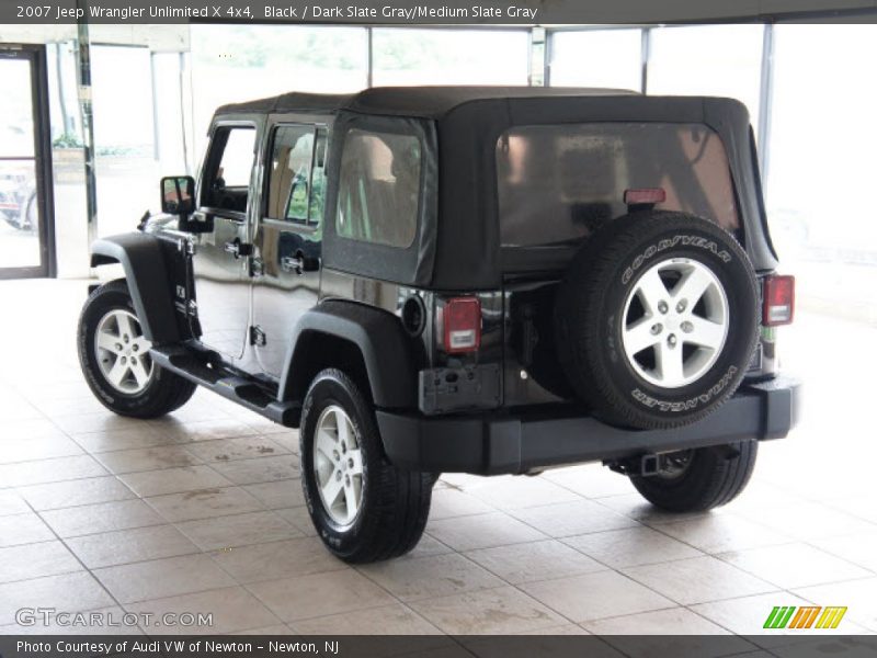 Black / Dark Slate Gray/Medium Slate Gray 2007 Jeep Wrangler Unlimited X 4x4