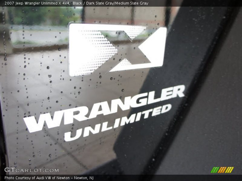 Black / Dark Slate Gray/Medium Slate Gray 2007 Jeep Wrangler Unlimited X 4x4