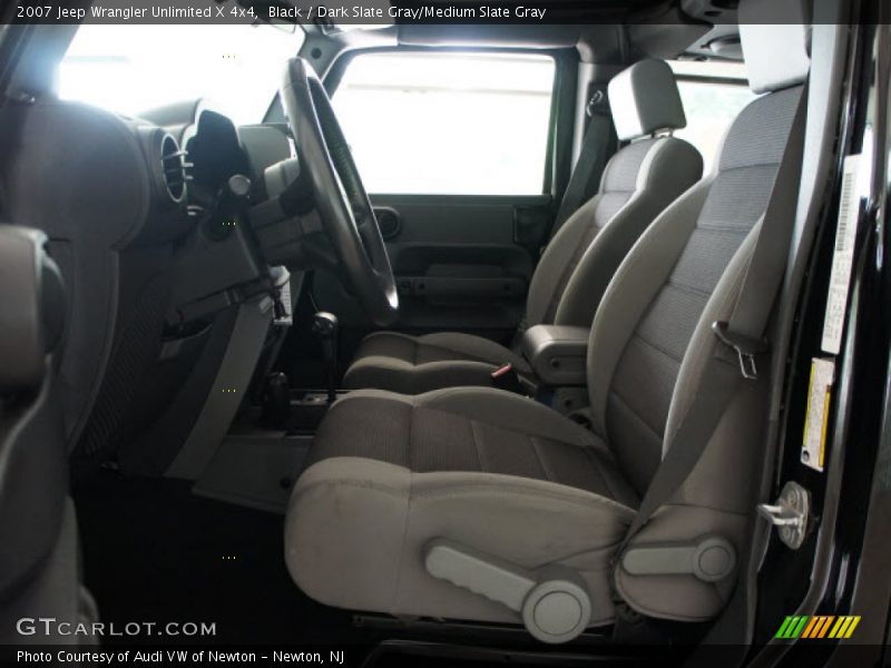 Black / Dark Slate Gray/Medium Slate Gray 2007 Jeep Wrangler Unlimited X 4x4