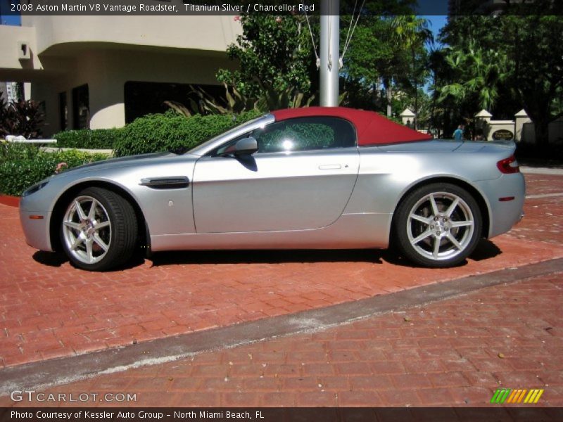  2008 V8 Vantage Roadster Titanium Silver