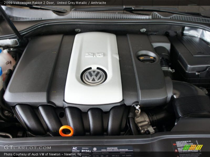  2009 Rabbit 2 Door Engine - 2.5 Liter DOHC 20-Valve 5 Cylinder