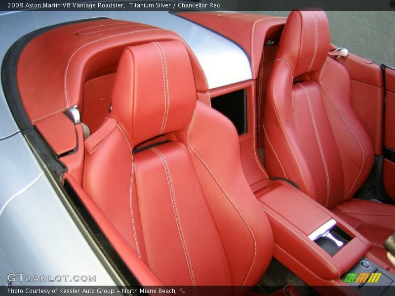  2008 V8 Vantage Roadster Chancellor Red Interior