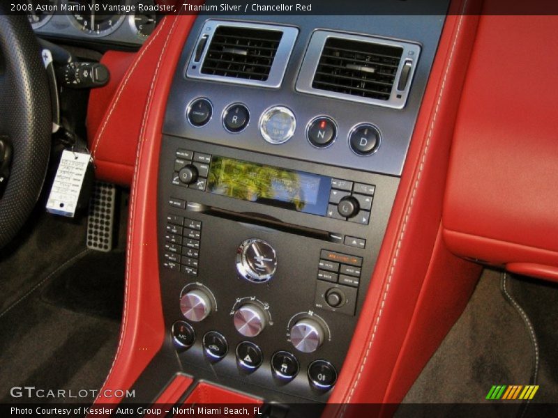 Controls of 2008 V8 Vantage Roadster