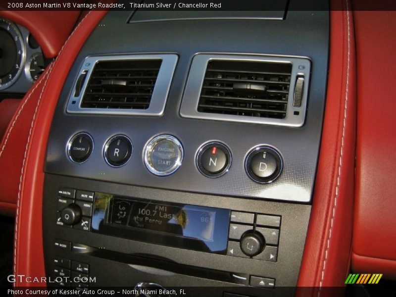 Controls of 2008 V8 Vantage Roadster