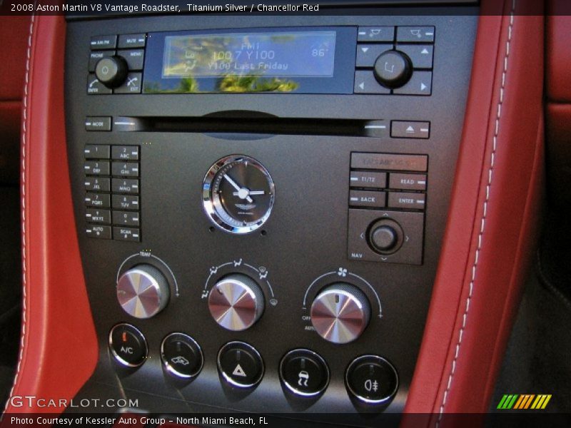 Controls of 2008 V8 Vantage Roadster