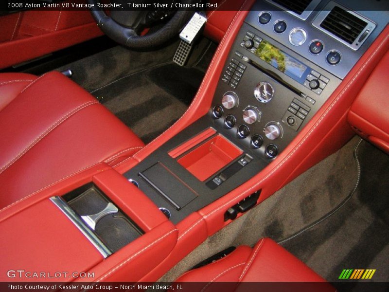Controls of 2008 V8 Vantage Roadster