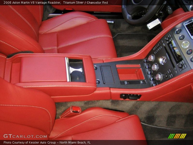  2008 V8 Vantage Roadster Chancellor Red Interior