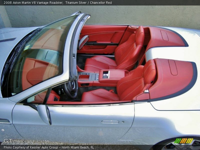  2008 V8 Vantage Roadster Chancellor Red Interior