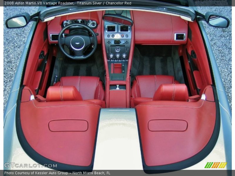  2008 V8 Vantage Roadster Chancellor Red Interior