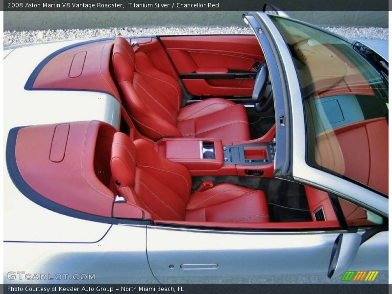  2008 V8 Vantage Roadster Chancellor Red Interior