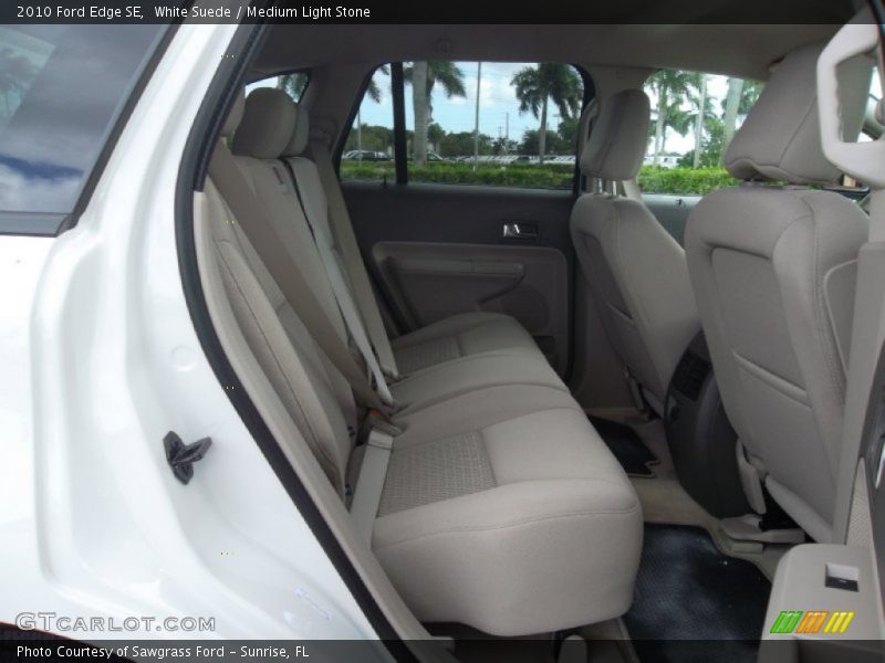 White Suede / Medium Light Stone 2010 Ford Edge SE