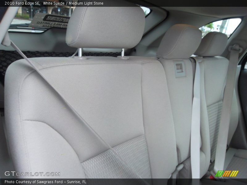White Suede / Medium Light Stone 2010 Ford Edge SE