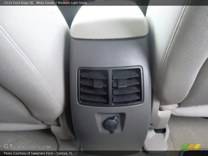 White Suede / Medium Light Stone 2010 Ford Edge SE