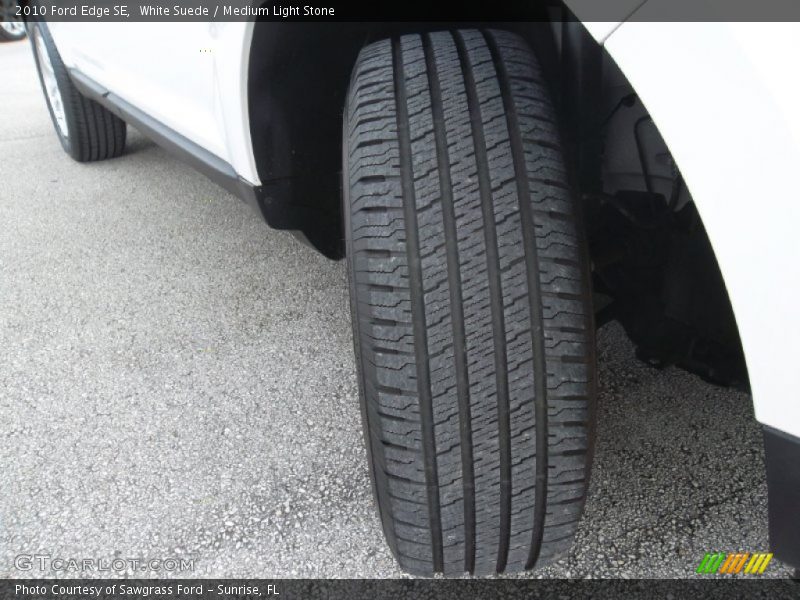 White Suede / Medium Light Stone 2010 Ford Edge SE