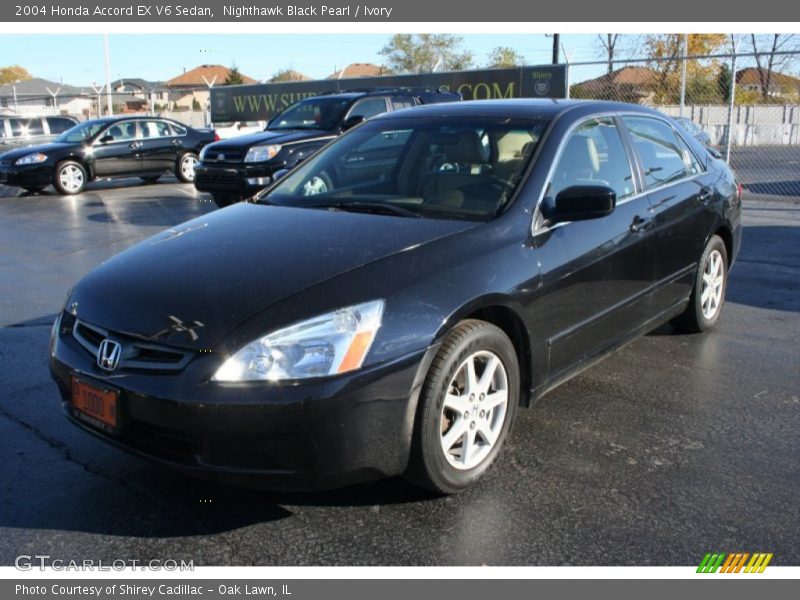 Nighthawk Black Pearl / Ivory 2004 Honda Accord EX V6 Sedan