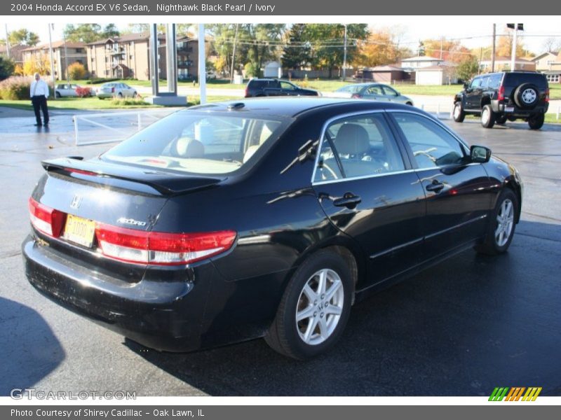 Nighthawk Black Pearl / Ivory 2004 Honda Accord EX V6 Sedan