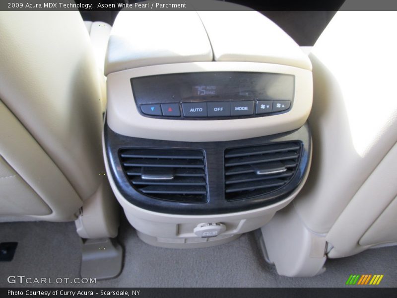 Aspen White Pearl / Parchment 2009 Acura MDX Technology