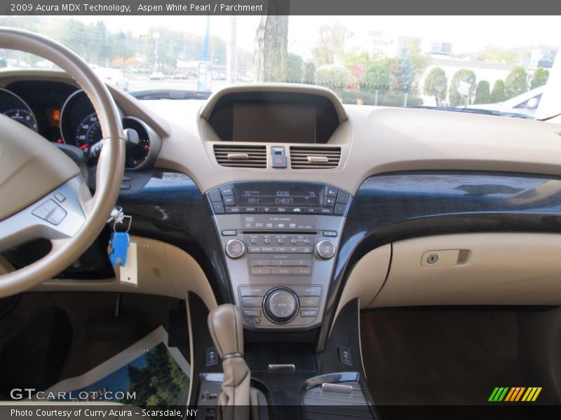 Aspen White Pearl / Parchment 2009 Acura MDX Technology