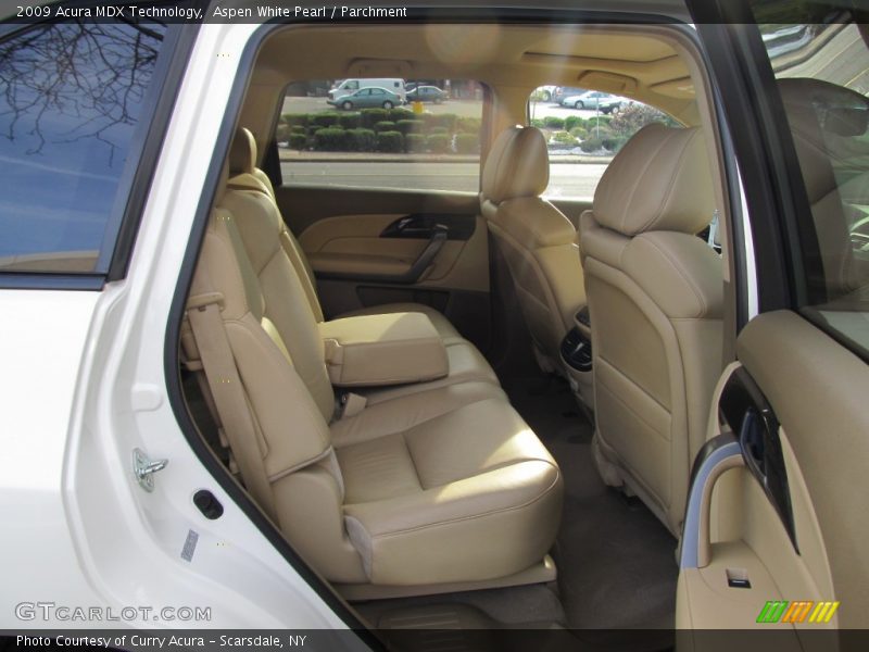Aspen White Pearl / Parchment 2009 Acura MDX Technology