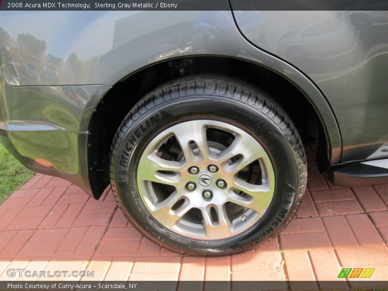 Sterling Gray Metallic / Ebony 2008 Acura MDX Technology