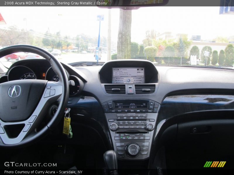 Sterling Gray Metallic / Ebony 2008 Acura MDX Technology