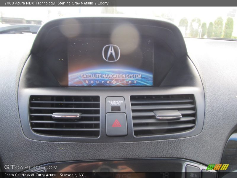 Sterling Gray Metallic / Ebony 2008 Acura MDX Technology