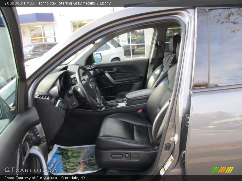 Sterling Gray Metallic / Ebony 2008 Acura MDX Technology