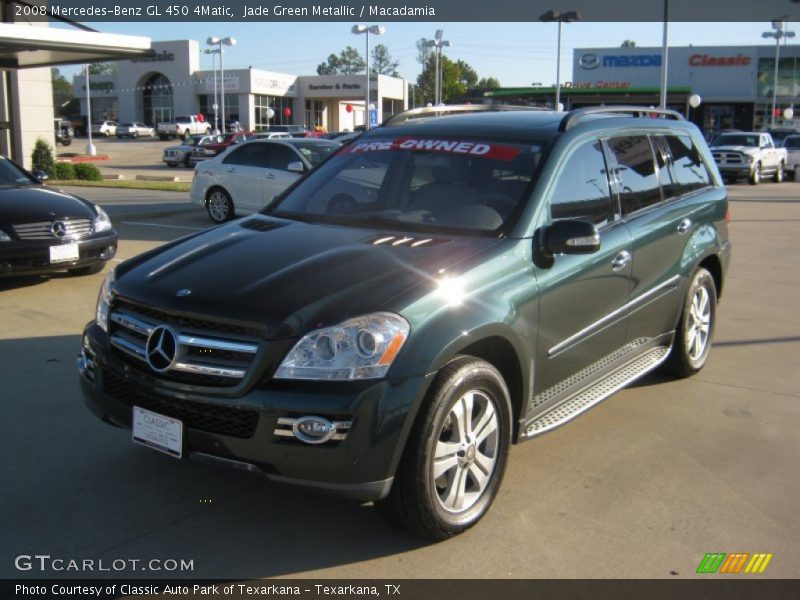 Jade Green Metallic / Macadamia 2008 Mercedes-Benz GL 450 4Matic