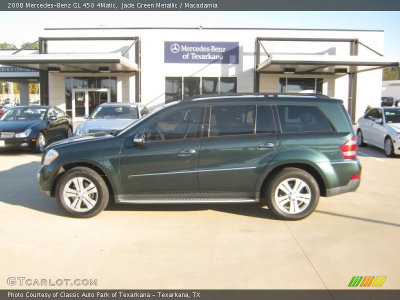 Jade Green Metallic / Macadamia 2008 Mercedes-Benz GL 450 4Matic