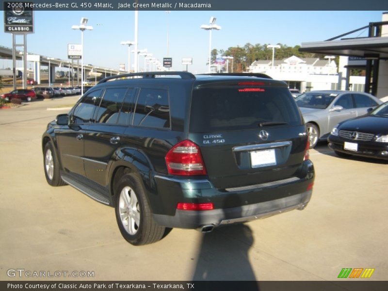 Jade Green Metallic / Macadamia 2008 Mercedes-Benz GL 450 4Matic
