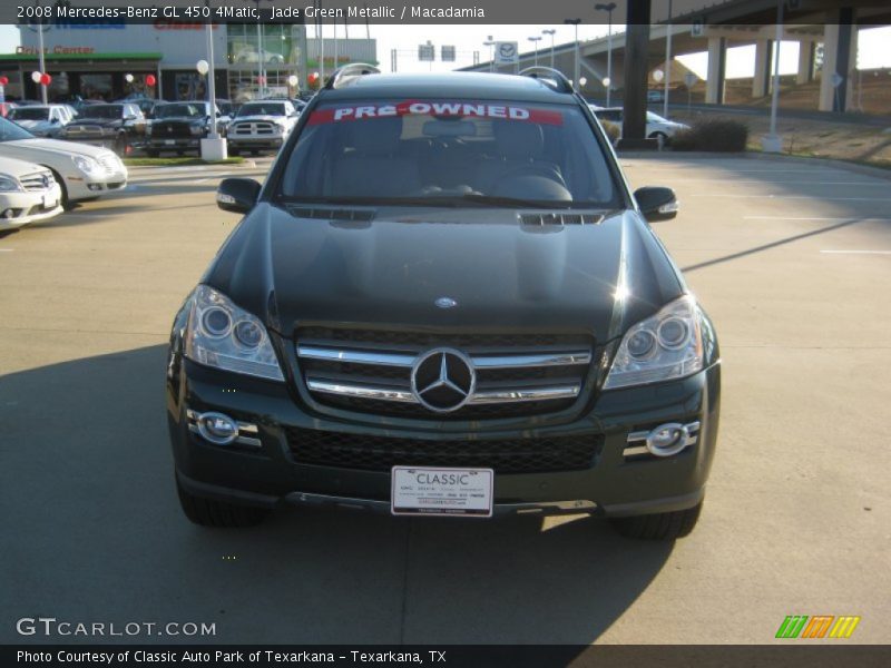 Jade Green Metallic / Macadamia 2008 Mercedes-Benz GL 450 4Matic