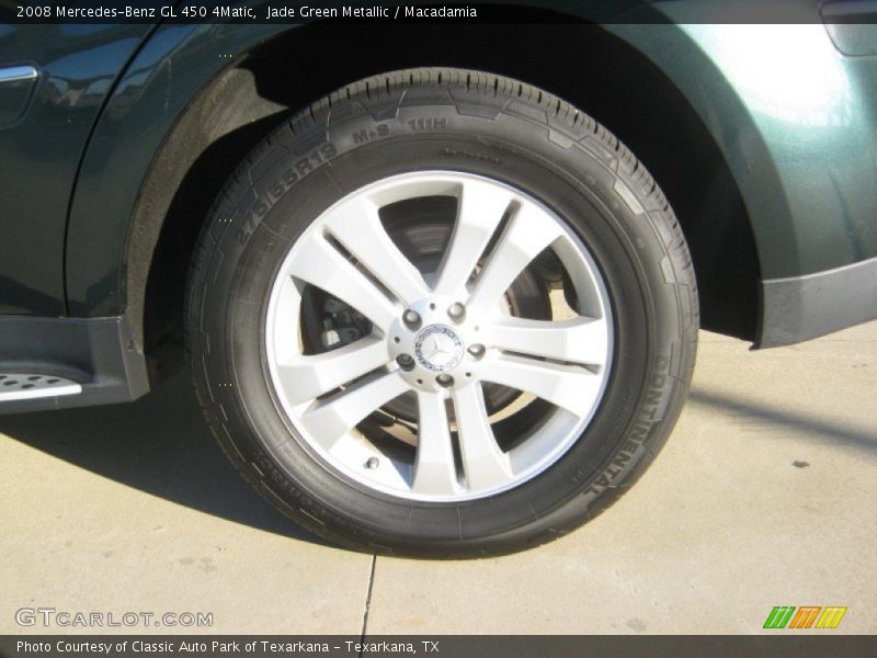 Jade Green Metallic / Macadamia 2008 Mercedes-Benz GL 450 4Matic